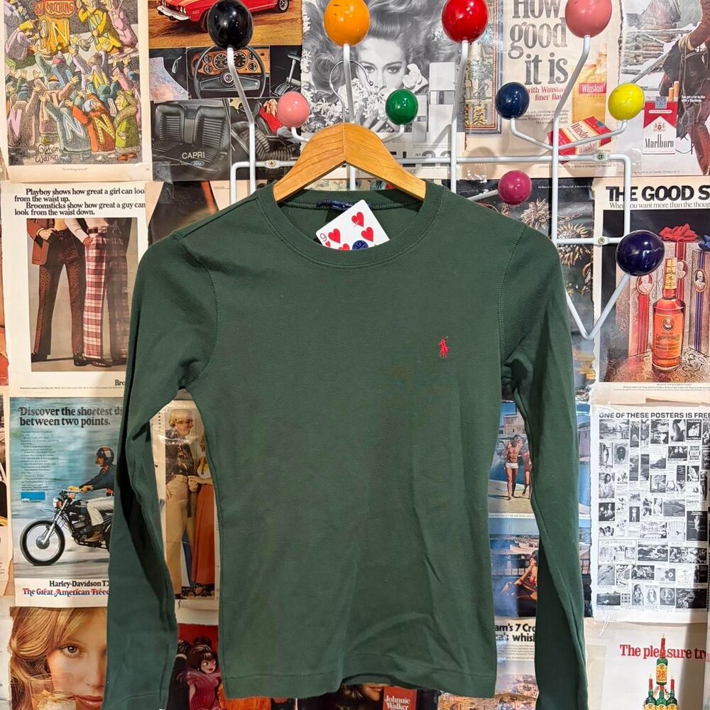 Ralph-lauren Women's Green T-shirt